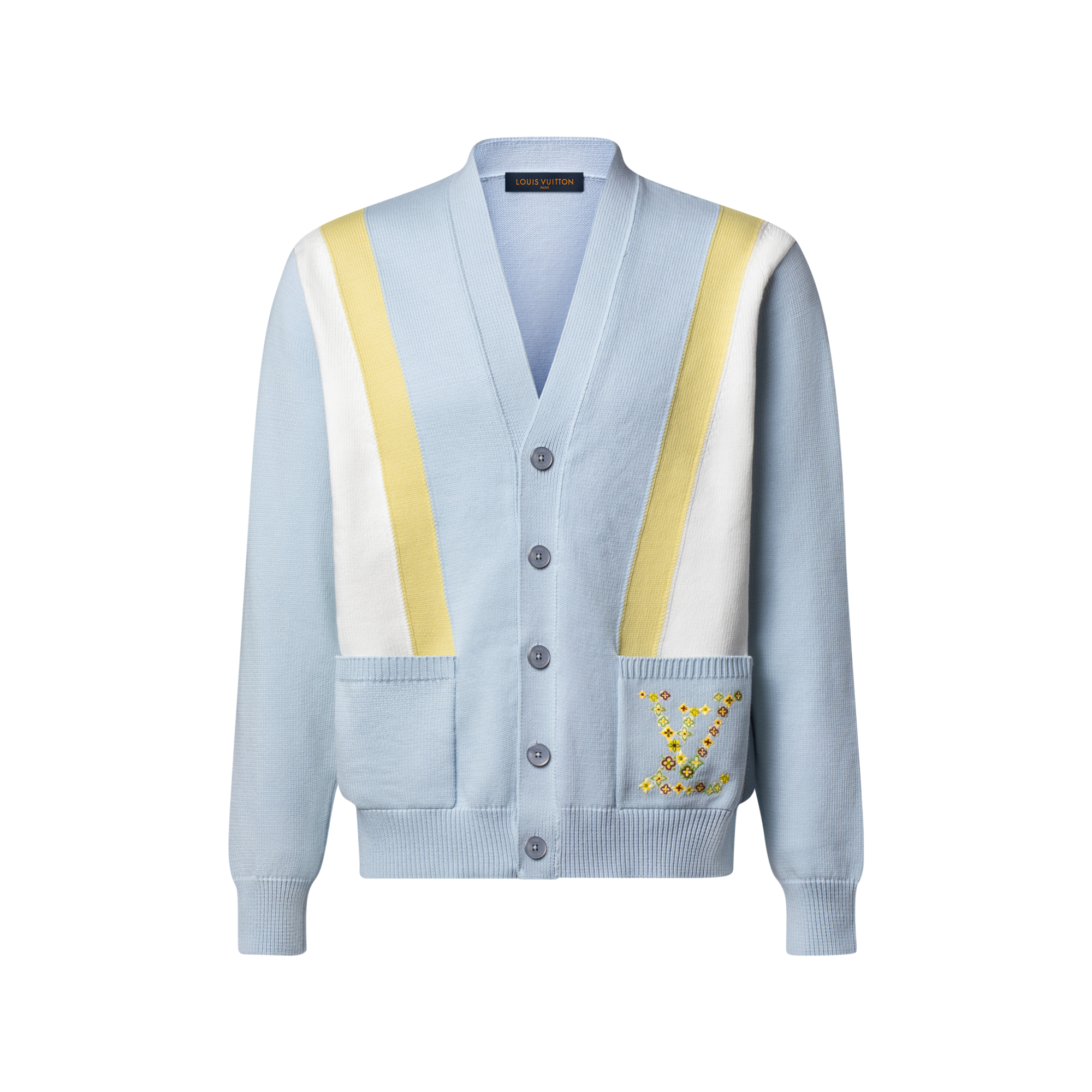 LOUIS VUITTON カーディガン Sサイズ Embroidered Signature Jacquard Cardigan - Ready-to-Wear 1AJRLH